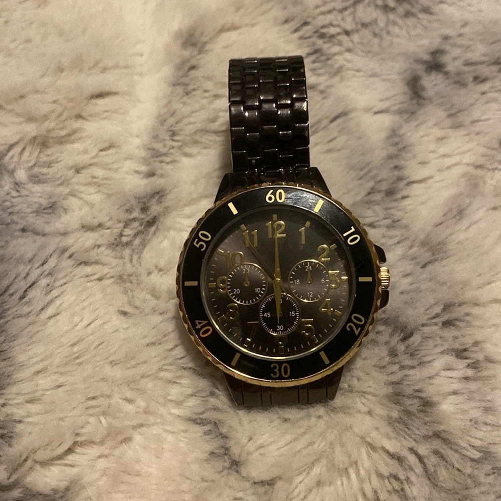 Black watch 123 stainless steel back